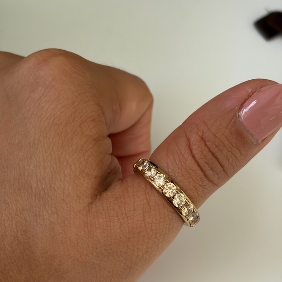 Henri Bendel gold and stones ring set - Picture 4 of 5